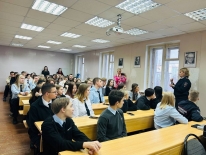 Беседа со студентами 3 курса направления "Правоохранительная деятельность" .