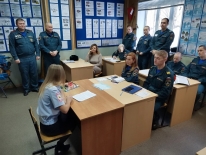 Профилактическая беседа с личным составом Специальной пожарно - спасательной части № 12 ФГКУ «Специальное управление ФПС 48 МЧС»