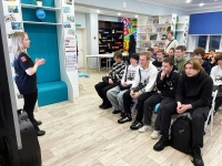 Учащиеся Кольского транспортного колледжа приняли участие во встрече со специалистом ГАУМО «Молодая Арктика»