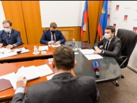 Онлайн-режим заседания антинаркотической комиссии, которая прошла под председательством главы региона Андрея Чибиса