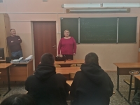 В Кандалакшском индустриальном колледже прошла встреча студентов 1 курса с врачом наркологом